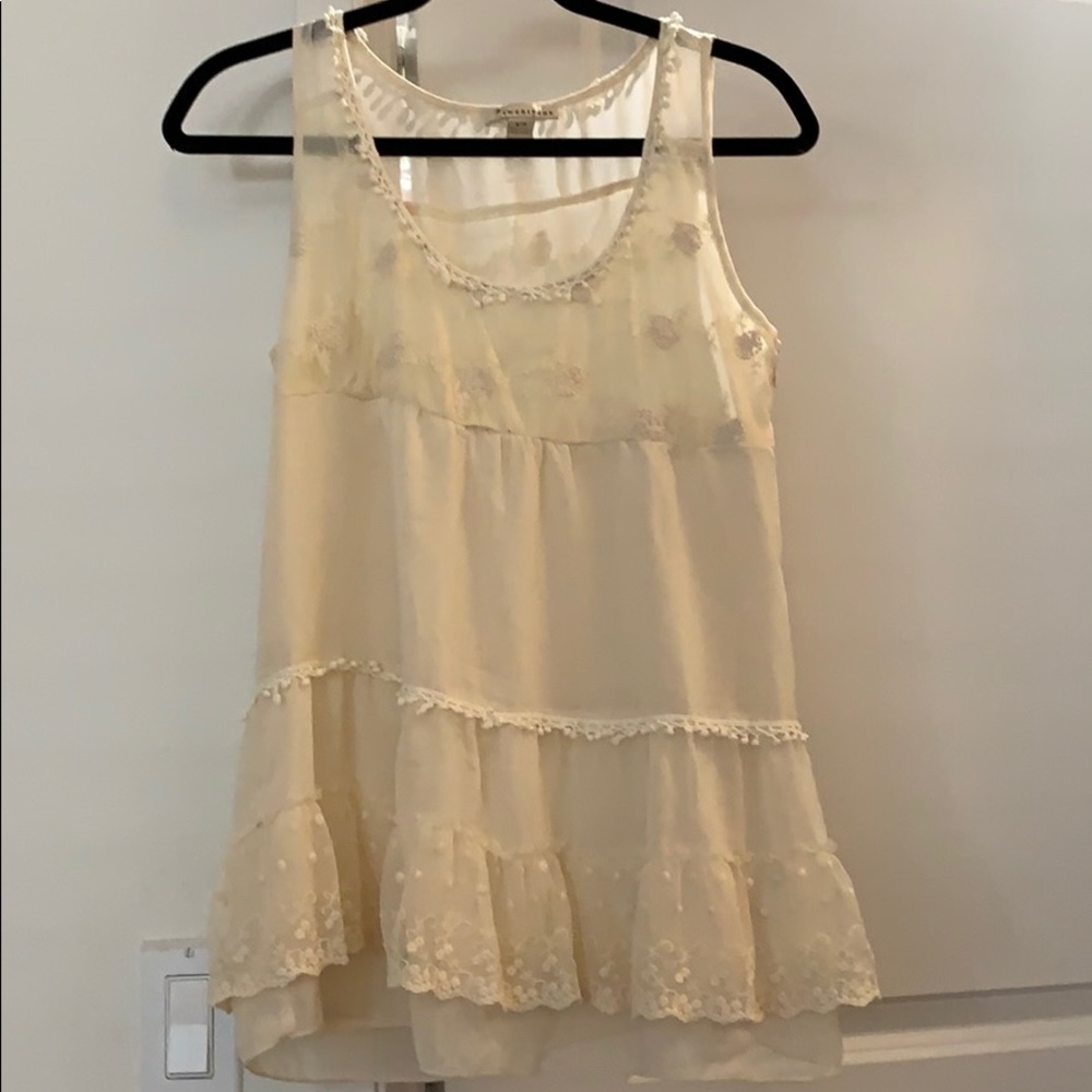 Forever 21 Cream Tunic